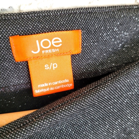 Metallic Charcoal Toned Crew Neck Top - Picture 5 of 7